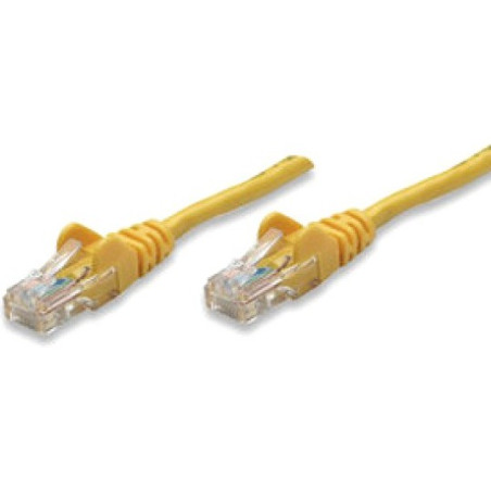 Cavo di rete patch in rame cat. 5e giallo utp 5 mt