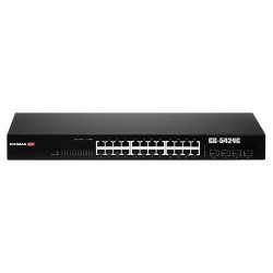 switch edimax gs-5424g 24p gigabit smart +4sfp slot s