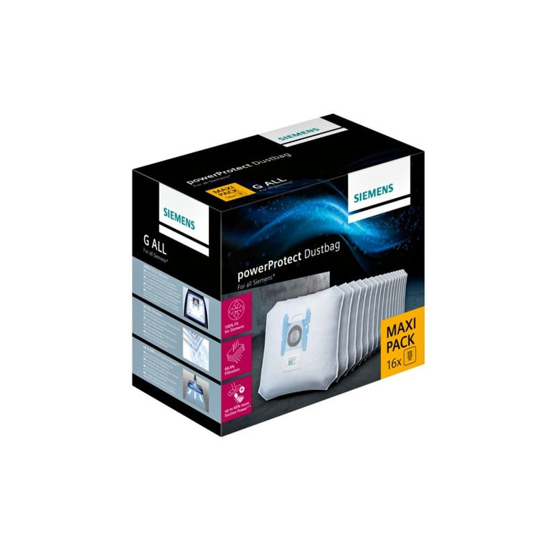 sacchetti aspiravolvere siemens 16pz [vz16gall]