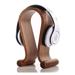 supporto per cuffie di legno maclean mc-815w color noce [ajmclumacmc815w]