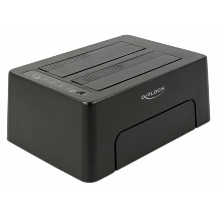 docking station hdd/ssd delock usb-c 3.1 ds f.2xsata [63957]