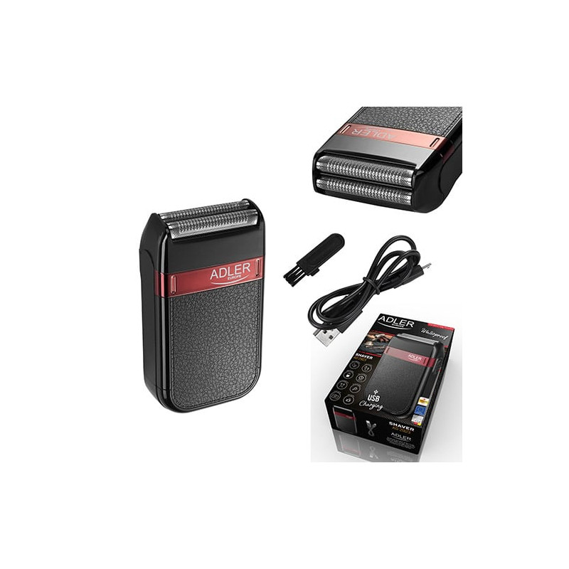 rasoio ad 2923 - nero - adler [ad 2923]