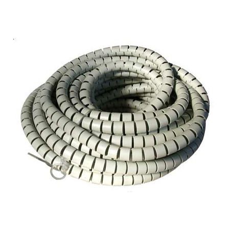 guaina copricavi a spirale techly diam.20mm 30m grigio