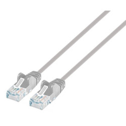 cavo di rete patch intellinet cat6 utp slim 1,5m grigio