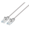 cavo di rete patch intellinet cat6 utp slim 1,5m grigio