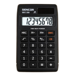 calcolatrice sencor sec 250 nero [arseckk00sec250]