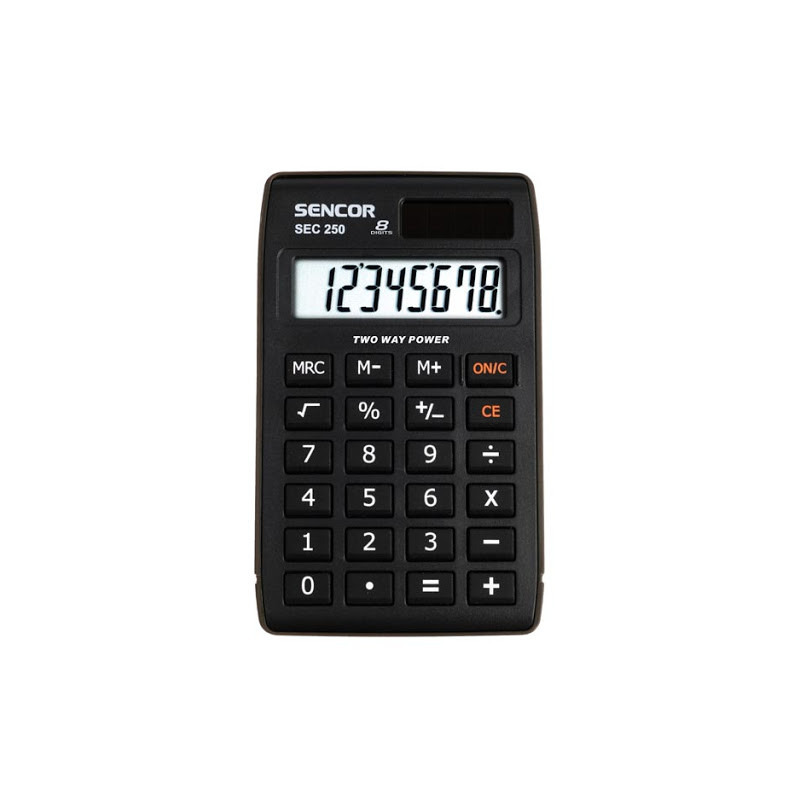 calcolatrice sencor sec 250 nero [arseckk00sec250]