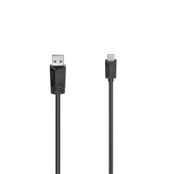 Cavo usb hama tipo cm a usb am 2.0 1.5m nero