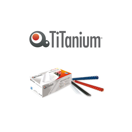 dorsi plastici titanium 21 anelli 38mm bianco 50pz [pb438-01t]