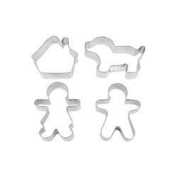 stampo biscotti gp & me famiglia 4pz 5286