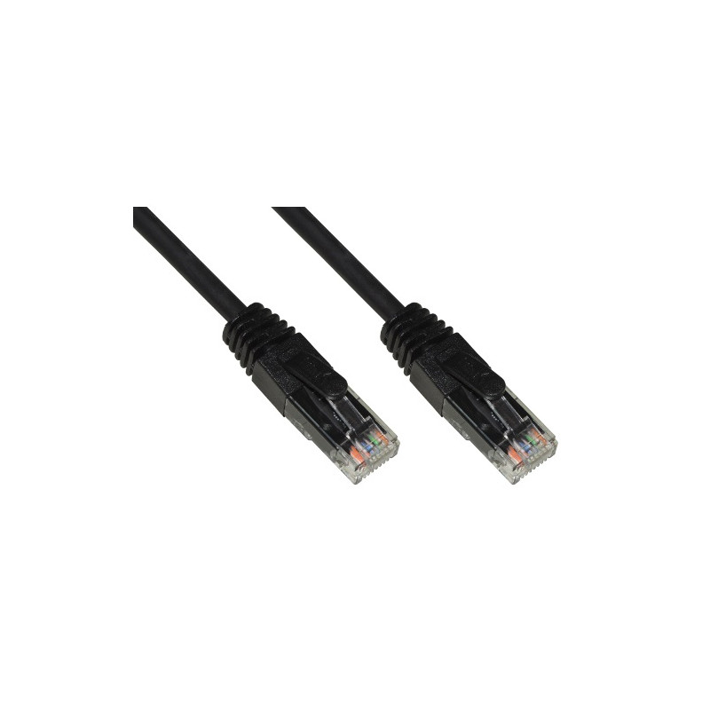 cavo di rete link cat 6a non schermato utp awg24 halogenfree 3m nero