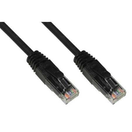 cavo di rete link cat 6a non schermato utp awg24 halogenfree 3m nero