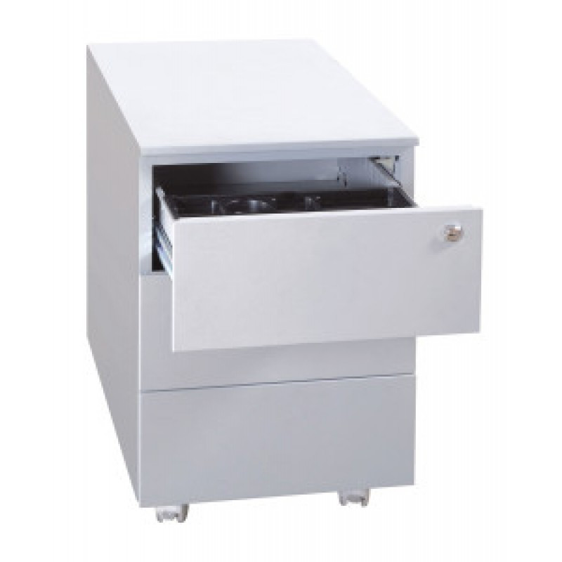 cassettiera bertesi 3cassetti in metallo su ruote grigio [3903 g]