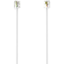 cavo telefonico hama rj11 modulare spina 6p4c 10m bianco