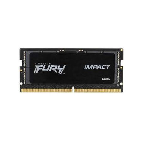 ram so-dimm ddr5 32gb kingston fury impact 4800mhz 40cl nero