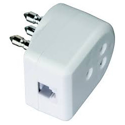 adattatore telefonia hama tripolare plug