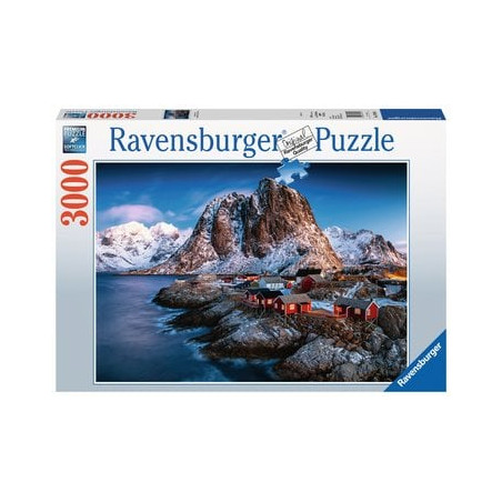 puzzle ravensburger hamnoy - isole lofoten 3000pz [17081]