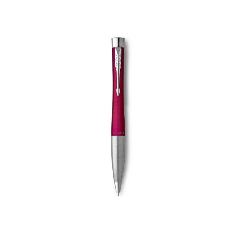penna a sfera parker urban twist pallina magenta con finiture cromat