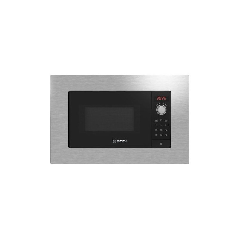microonde bosch serie 2 bel623ms3 da incasso con grill 20l/800w/acciaio