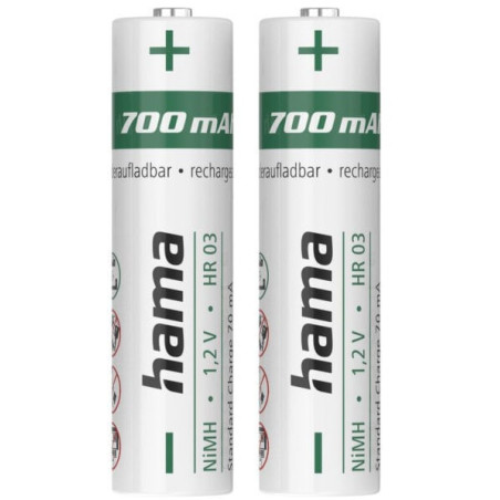 batteria ricaricabile hama nimh ministilo 700mah 2pz