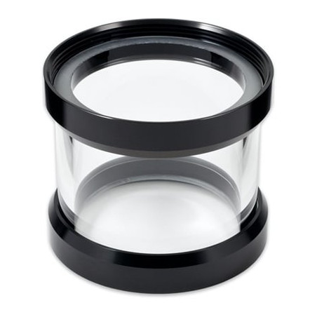 tubo in vetro di ricambio aquacomputer ultitube 50mm nero trasparente