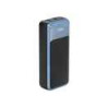 batteria portatile rivacase powerbank com lcd 30000mah 65w nero/blu