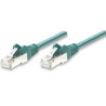 Cavo di rete patch in rame schermato cat. 5e verde ftp 0,5 mt