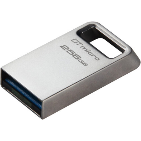 pen drive 256gb datatraveler micro 200mb/s usb 3.2 gen1 argento [sgkin3256mc3g20]