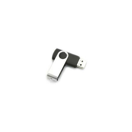 pen drive 8gb mediarange flexi-drive 2.0 girevole in metallo