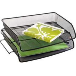 Portacorrispondenza alba mesh nero in rete metallica 35x39 [meshit/n]