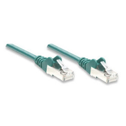 Cavo di rete patch in rame schermato cat. 5e verde ftp 20 mt