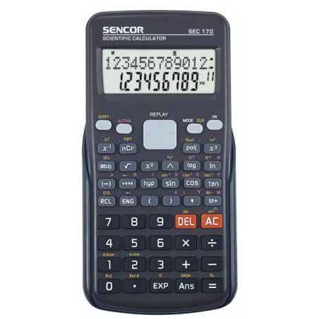 calcolatrice sencor sec 170 scientific 240 nero [arseckk00sec170]