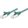 Cavo di rete patch in rame schermato cat. 5e verde ftp 7,5 mt