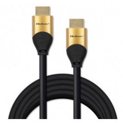 cavo hdmi qoltec 50356 v2.1 ultra alta velocita' 8k/60hz/28awg/3m/oro/nero