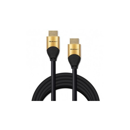 cavo hdmi qoltec 50356 v2.1 ultra alta velocita' 8k/60hz/28awg/3m/oro/nero