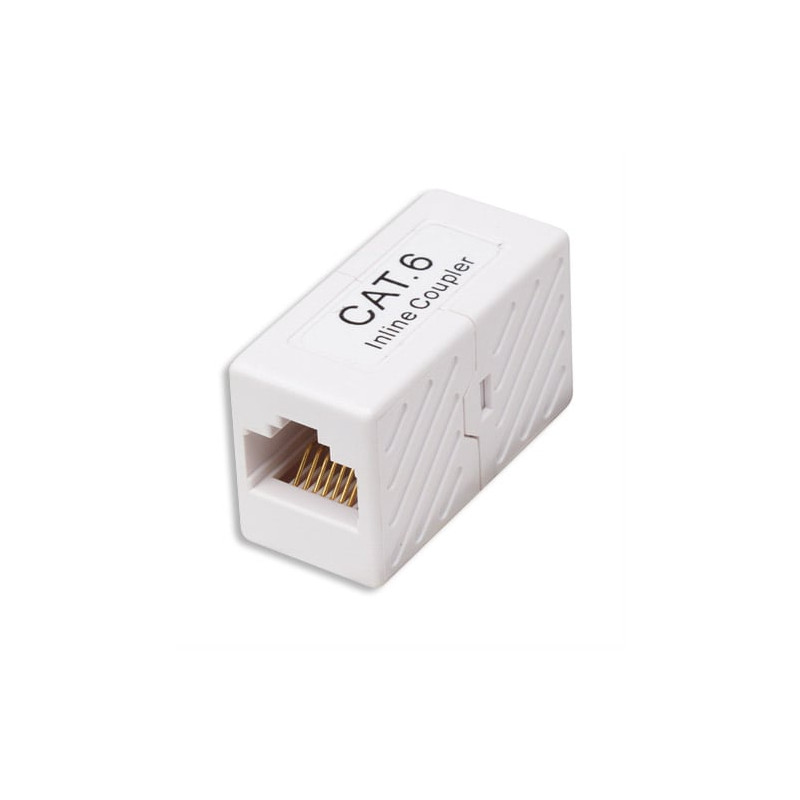 Accoppiatore cat6 rj45 f/f utp colore bianco