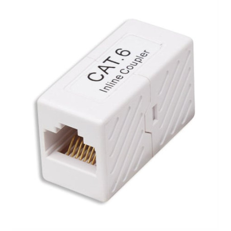 Accoppiatore cat6 rj45 f/f utp colore bianco
