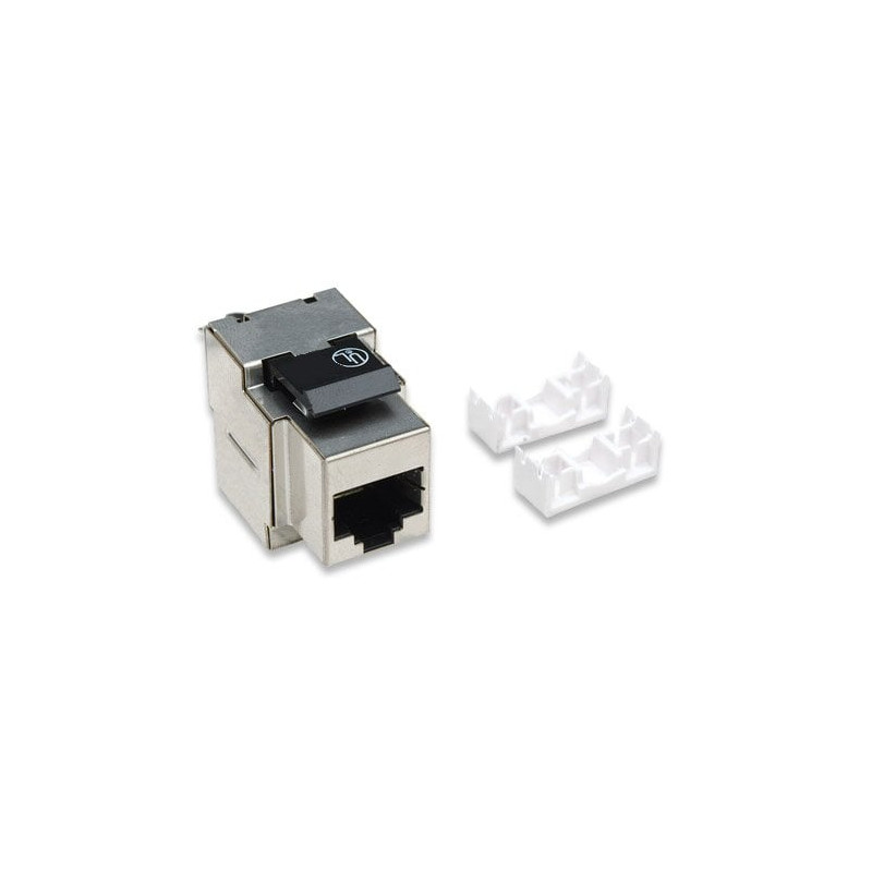 Accoppiatore rj45 f/f stp cat.6 keystone