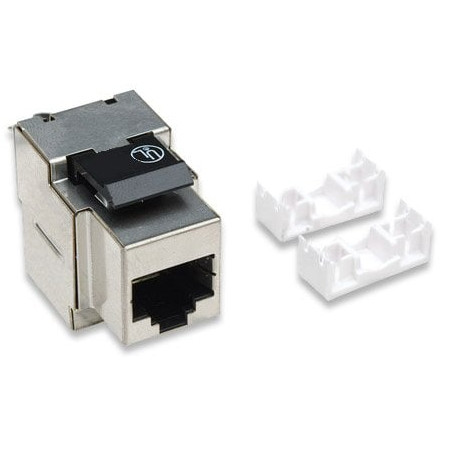 Accoppiatore rj45 f/f stp cat.6 keystone
