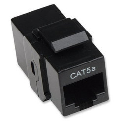 Accoppiatore rj45 f/f utp cat5e keystone nero