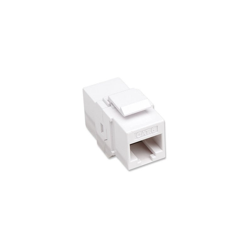 Accoppiatore rj45 f/f utp cat6 keystone bianco