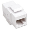 Accoppiatore rj45 f/f utp cat6 keystone bianco
