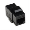 Accoppiatore rj45 f/f utp cat6 keystone nero