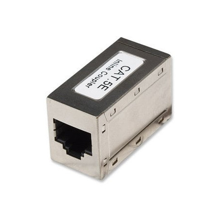 Accoppiatore rj45 schermato cat. 5e femmina/femmina