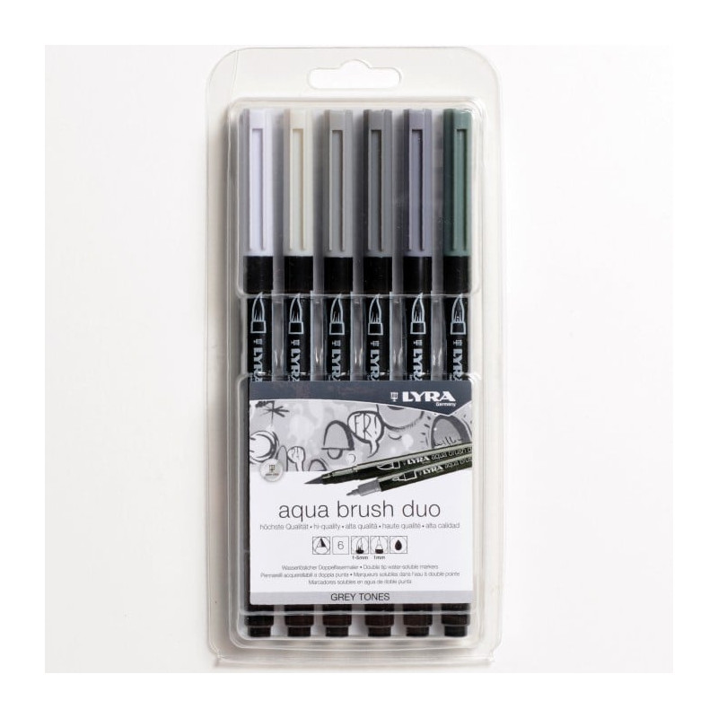 set penna ad inchiostro lyra pigmentato graduate mangapen 5pz [l6781050]