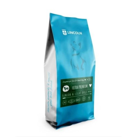mangime secco per cani lincoln ultra premium senior/leggeri 12 kg