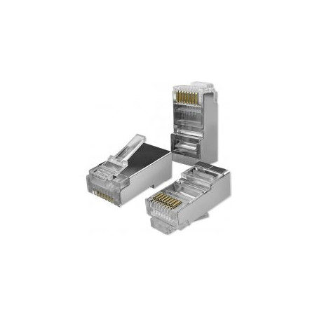 connettore modulare qoltec rj45 cat6 ftp 100-pezzi [akqolksaw054556]