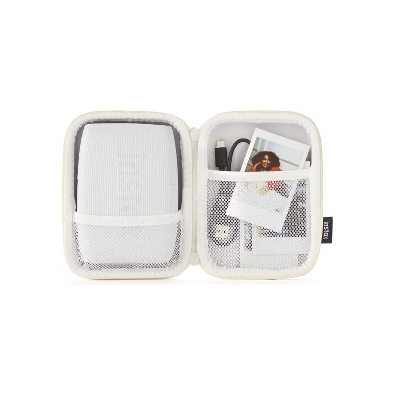 custodia fujifilm 70100164447 per instax mini link/2/3 bianco argilla