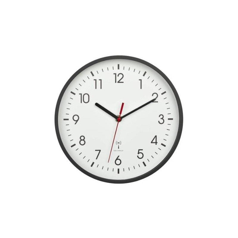 orologio da parete tfa dostmann radiocomandato 24.5cmx4.2cm nero