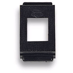 Adattatore frutti rj45 per placca ticino living nero